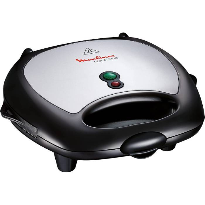 Gaufrier Break Time 3en1 Moulinex SW611812 - 700W - Noir