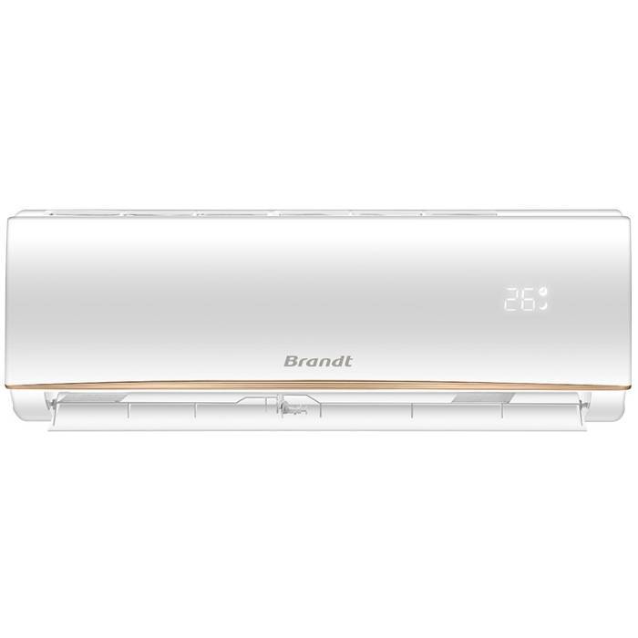 Climatiseur Brandt BTS12TIQC 12000BTU - Inverter - Chaud et Froid - Blanc