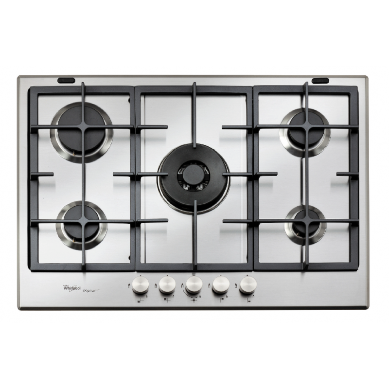 Plaque de cuisson Encastrable 5 Feux Whirlpool GMA 7522/IXL - 75CM - Inox