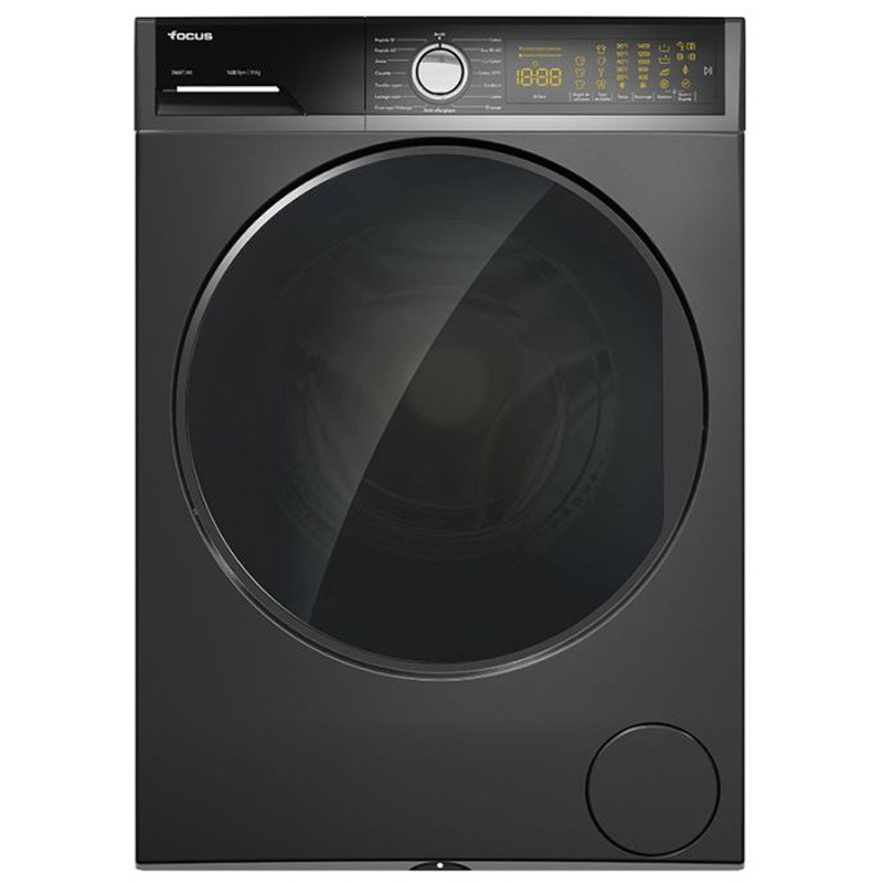 Machine À Laver Frontale Focus SMART.1411 - 11KG - Dark Inox