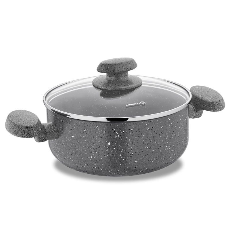 Casserole Korkmaz Mia A2804 - Granit - Gris