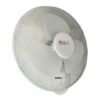 Ventilateur HGE Mural avec Télécommande - 3 Vitesses - Blanc