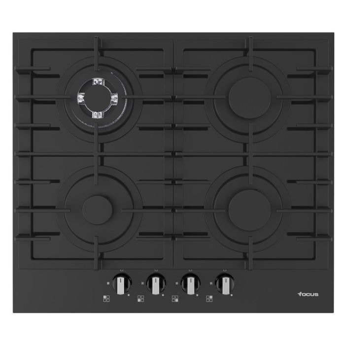 Plaque de Cuisson Encastrable 4 Feux Focus F405B - 60CM - Noir