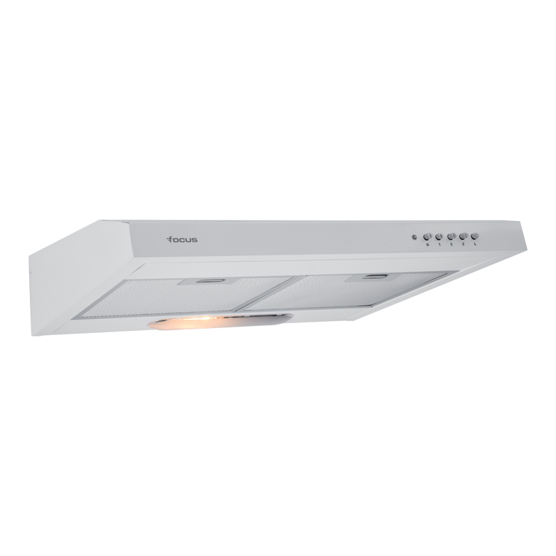 Hotte Casquette Focus F602W - 60CM - Blanc