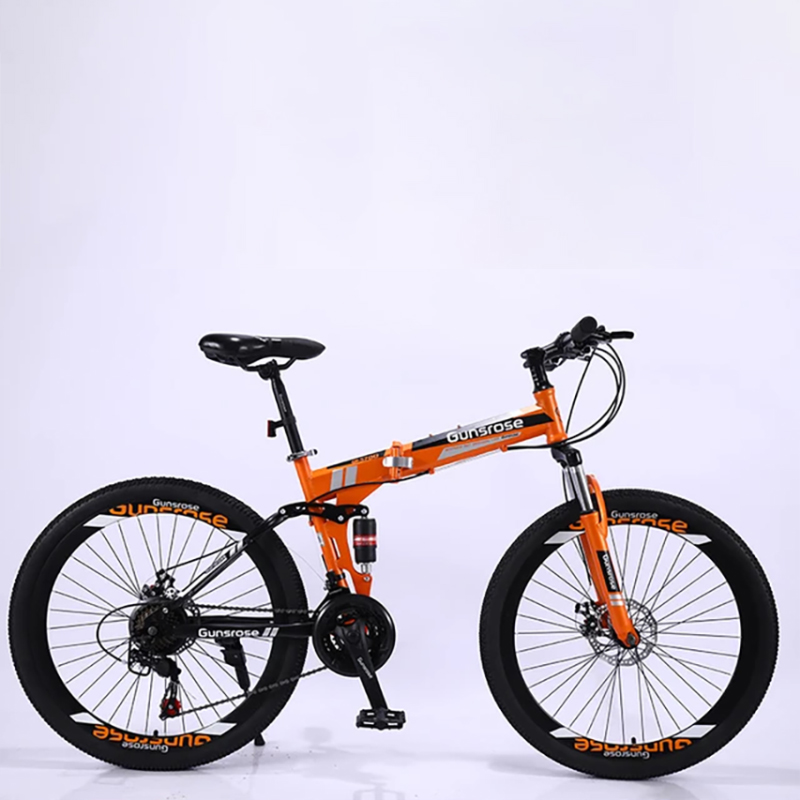 Bicyclette VTT PLIANTE K26 - 21 Vitesses 26"- Noir et Orange