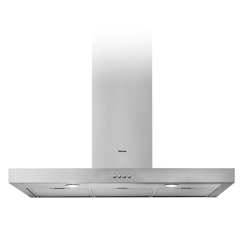 Hotte Cheminée Focus F918X - 90CM - Inox