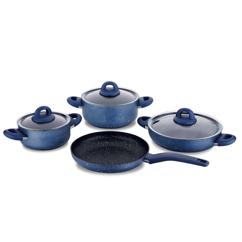 Service 7 pcs Korkmaz Bella Azura A2893 - Bleu