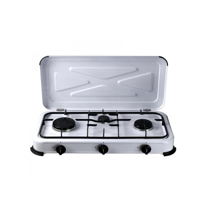 Rechaud Plat NewMed 3 Feux M.6035B3 - Blanc