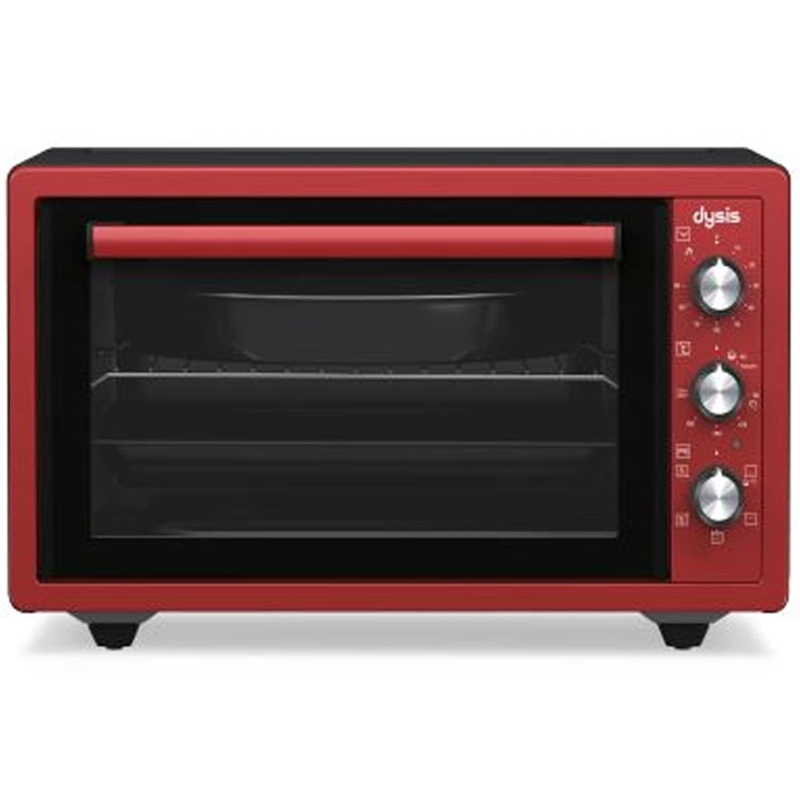 Four électrique Dysis DM7005 - 2200W - ventilé - 70L - Rouge