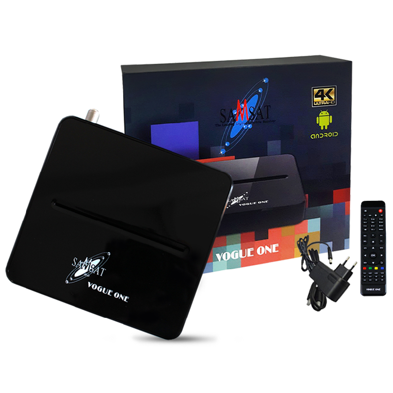 Récépteur Samsat VOGUE ONE 4K Android - Noir