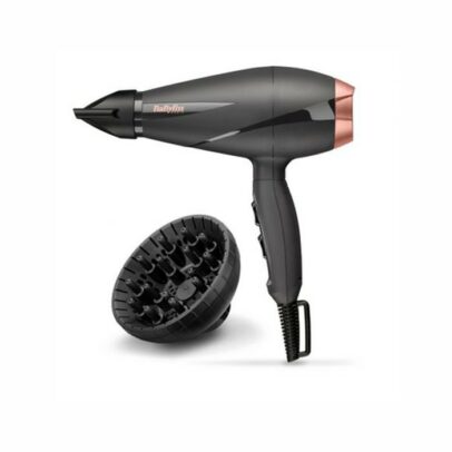 Sèche Cheveux Babyliss 6709DE Avec Diffiseur - Gris et Or