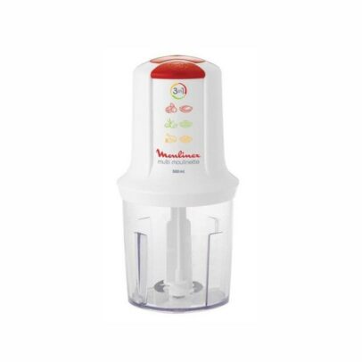 Mini Hachoir Moulinex AT7151EG - 500W - Rouge et Blanc
