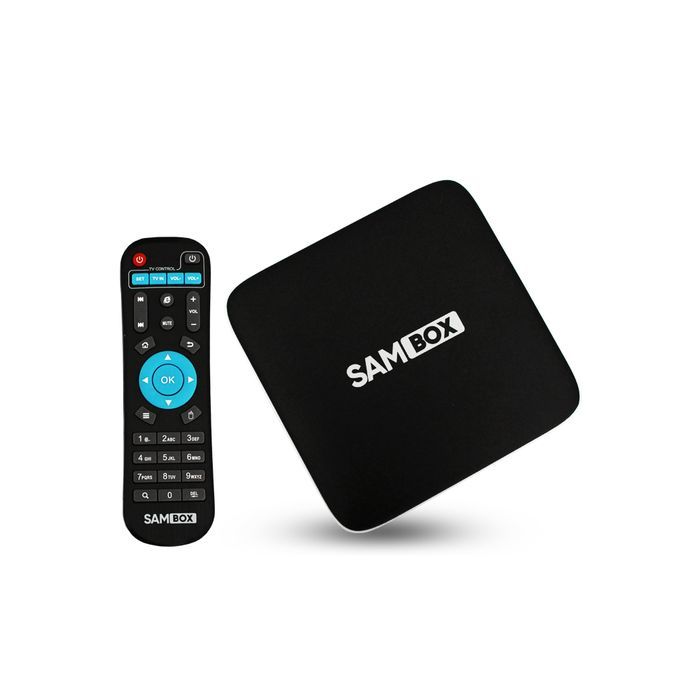 Récepteur tv box sambox KM23 4G 4+64Go Android - Noir