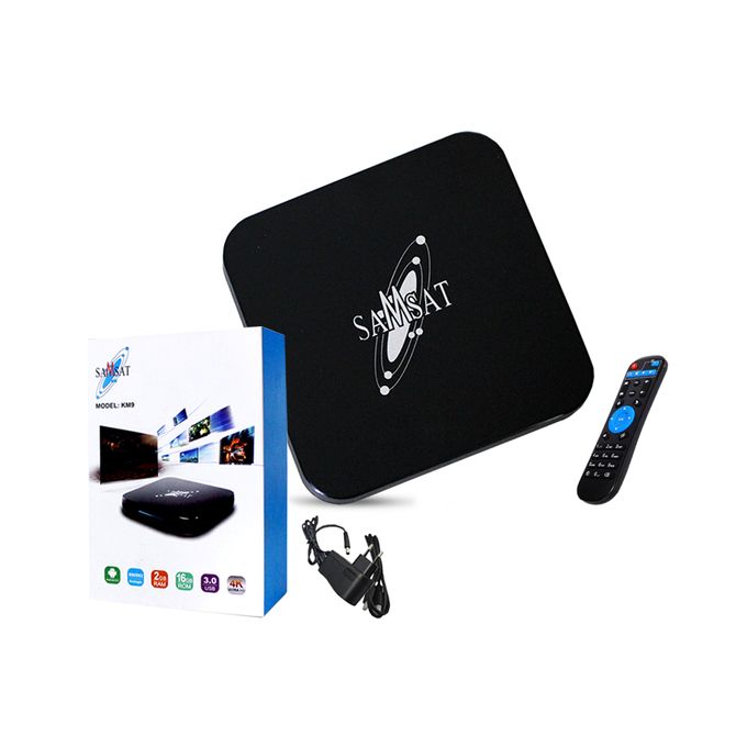 Box Android Samsat KM9 - Noir et Bleu