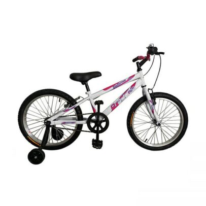Vélo Enfant PRADO Bellerina 20'' - Fille - Blanc et Rose