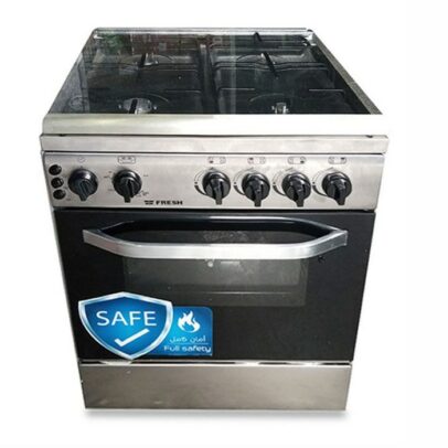 Cuisinière à gaz Fresh FIRE-GC-55 - 60 CM - Tourne Broche - Inox