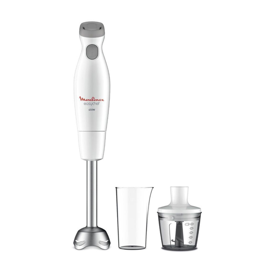 Mixeur Plongeant Multifonction Moulinex EasyChef DD452110 - Blanc