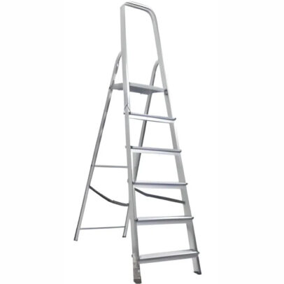 Escabeau 6 marches en acier luxiame 0416