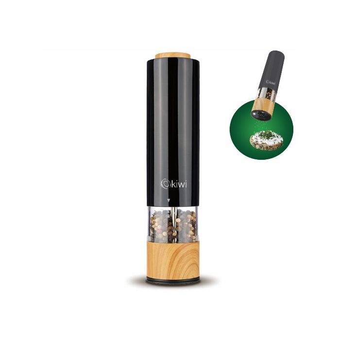 Moulin Sel et Poivre Kiwi KSPG-4813 - Noir