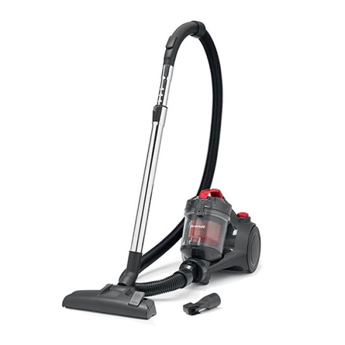 Aspirateur Sans Sac Brandt ASS120R - Noir et Rouge