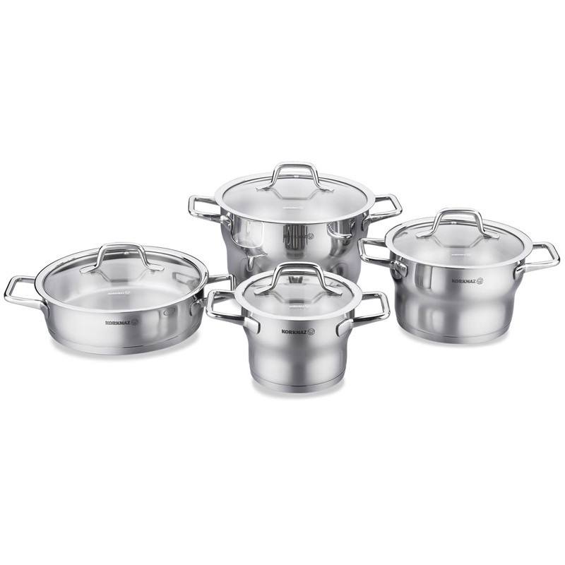 Batterie De Cuisine Korkmaz Estima A1957 - Inox
