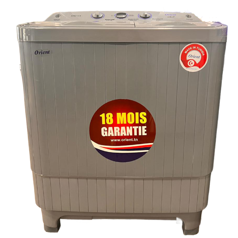 Machine à Laver Semi-Automatique Orient XPB2*13-5 - 13KG - Gris
