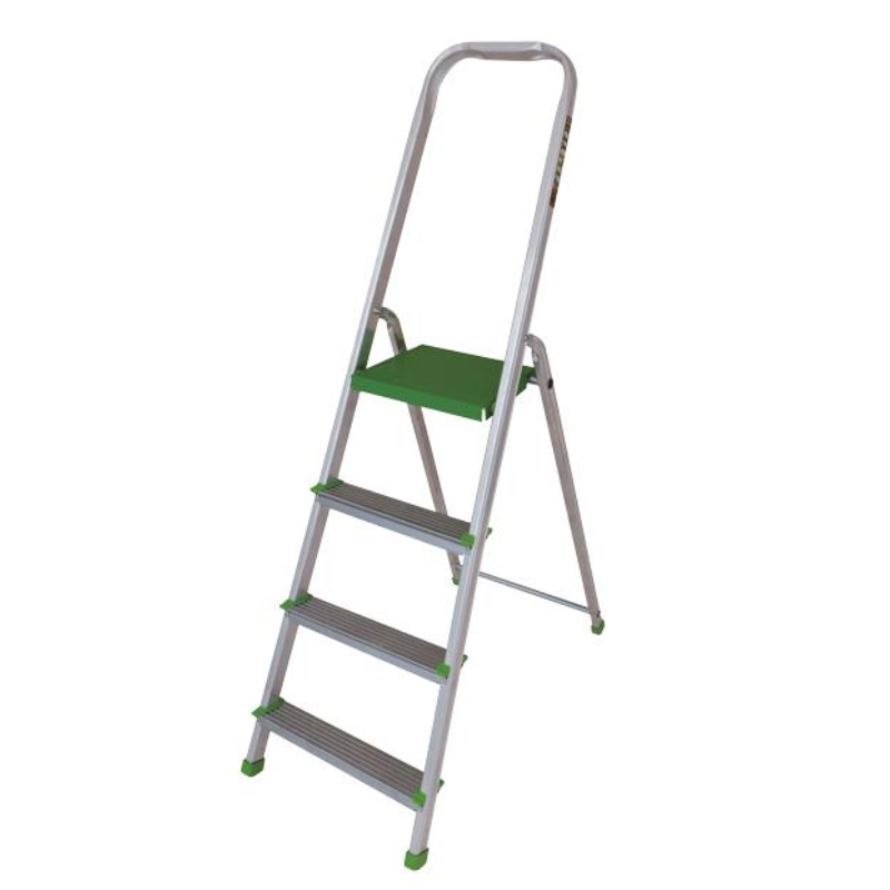 Escabeau 4 marches en aluminium 0434 - Argent