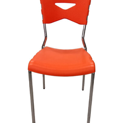Chaise Chrome Mimi Orange