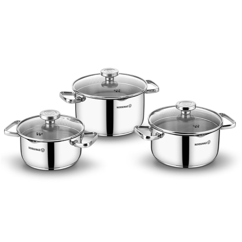 Set 6 Pièces Korkmaz Aqua A1967 - Inox