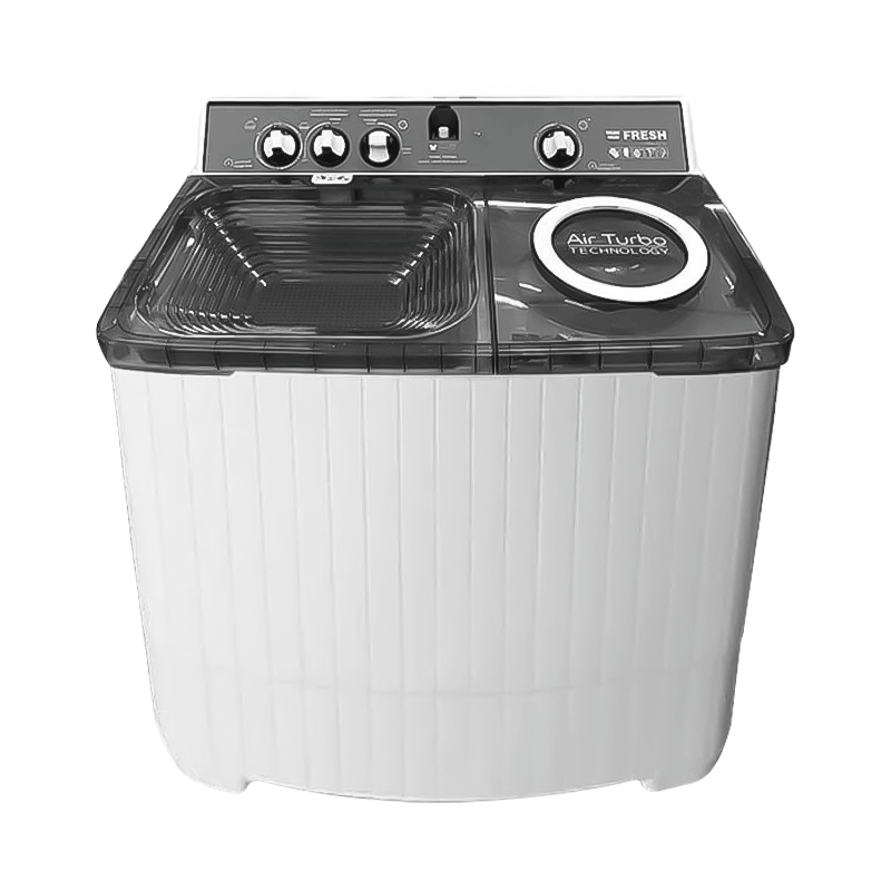 Machine à laver Semi-Automatique Fresh TTW-15G - 15KG - Blanc et Gris
