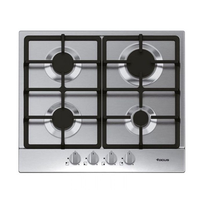 Plaque de Cuisson Encastrable 4 Feux Focus F4008XS - 60CM - Inox