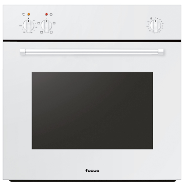 Four Encastrable Focus F725W - Ventilé - 58L - Blanc