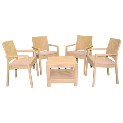Salon De Jardin Marquise Sotufab Moderne - Beige