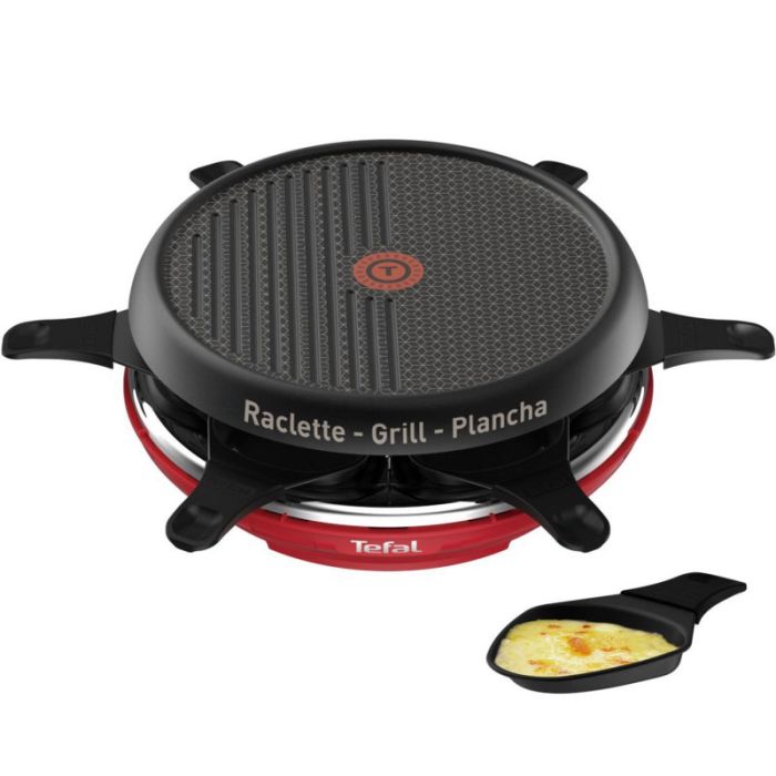 Raclette Multifonction Colormania 3en1 Tefal RE12A512 850W - Noir Et Rouge