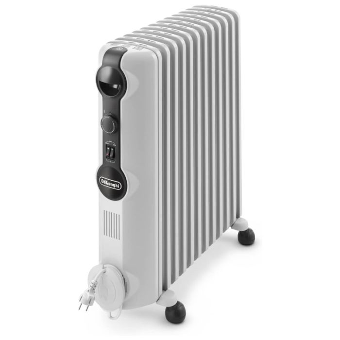 Radiateur Bain d'Huile Delongui TRRS1225 - 12 Éléments - 2500W - Blanc