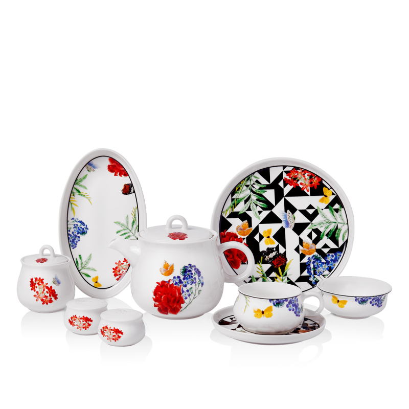 Set petit-déjeuner 30 pièces Korkmaz A8732 - Blanc