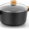 Faitout Korkmaz Montana A1241 Granite 24x14CM - Noir