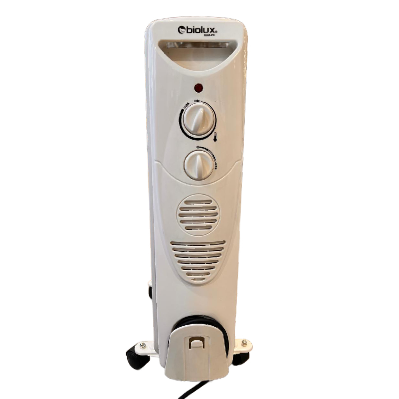 Radiateur Bain Huile Biolux RB2003 - 9 Éléments - 2000W - Blanc