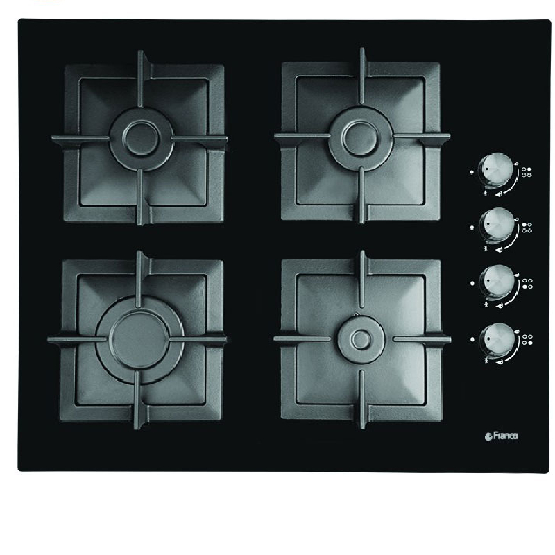 Plaque de Cuisson 4 Feux Franco FR-445 BF VITRO 60CM - Noir