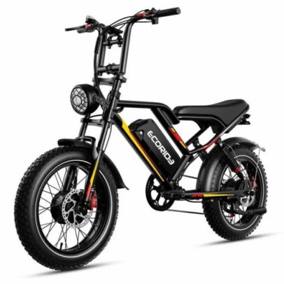 Bicyclette Électrique Ecoride ER2 FH - 2000W - Noir