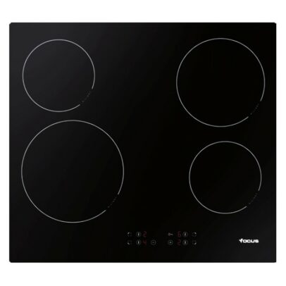 Plaque De Cuisson Électrique 4 Feux FOCUS F816X - 60 CM - Noir