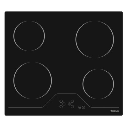 Plaque De Cuisson Électrique 4 Feux FOCUS F816X - 60 CM - Noir