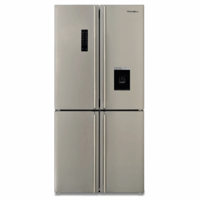 Réfrigérateur 531L Side By Side 4 Portes Focus SMART.6300 Avec afficheur - NoFrost - Inox