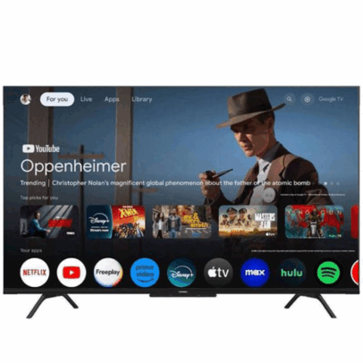 TV 65" Telefunken TV65G4E QLED Avec Récepteur integré - 4K - Google TV - Matte Screen