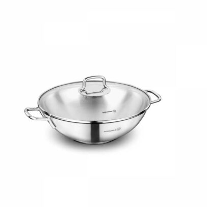 Poêle Wok Korkmaz Perla A1519 - 28X8,5 cm - Inox