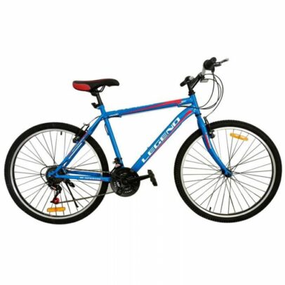 Bicyclette 24" Cadre 9024D - Double VTT - Bleu Et Rouge