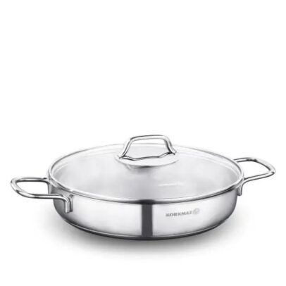 Cocotte Courte Korkmaz Perla 22CM A1833 - Inox
