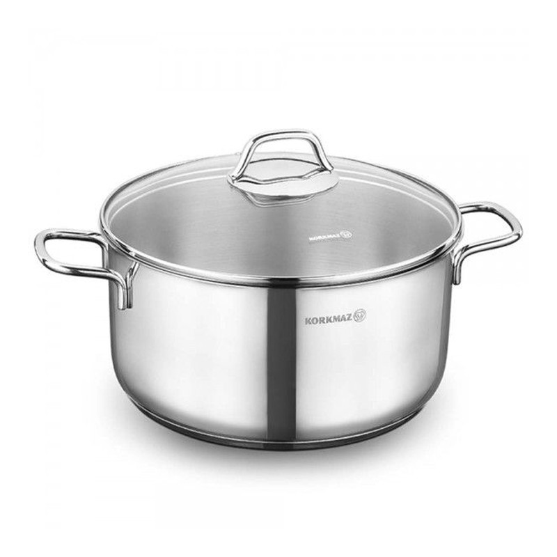 Faitout Korkmaz Perla A1572 28+14CM - Inox