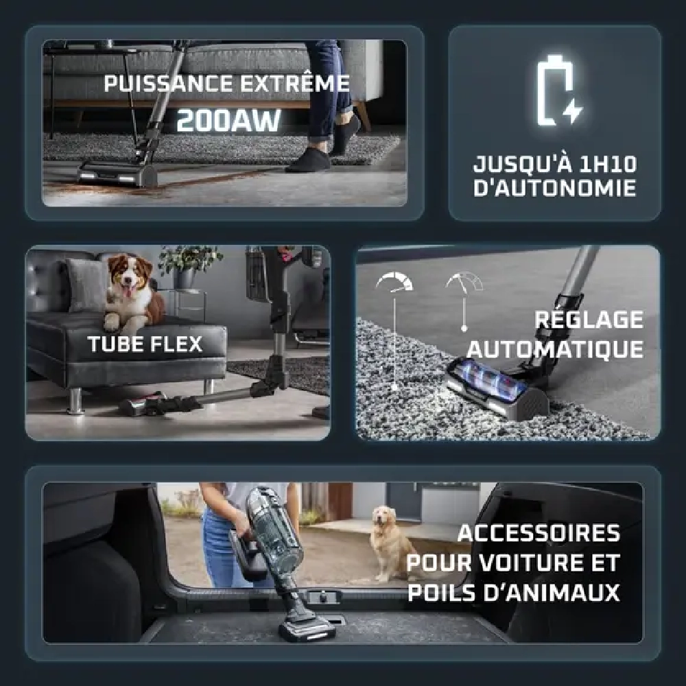 Aspirateur Balai ROWENTA X-Force Flex 14.60