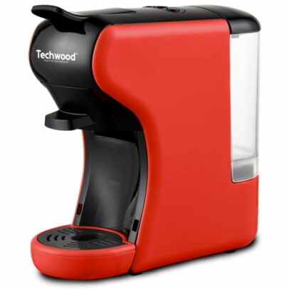 MACHINE A CAFÉ EXPRESSO TCA-191N - MULTI CAPSULES - 1450W - ROUGE